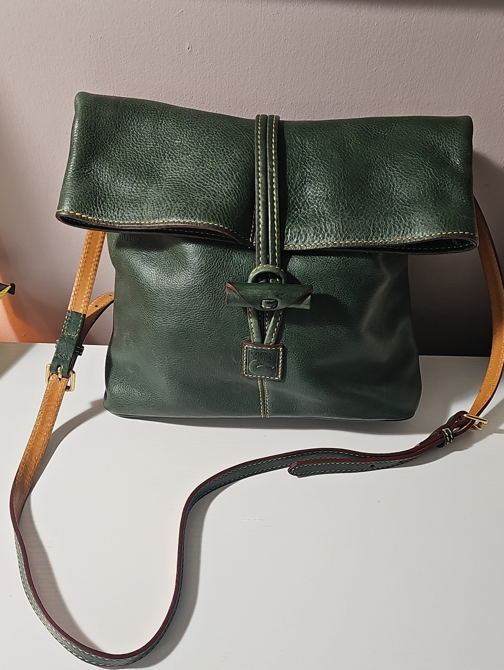 Dooney & Bourke Florentine Medium Toggle Crossbody in Green